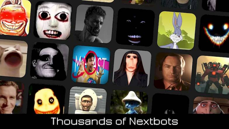 Взломанная Nextbots Online: Sandbox на Андроид - Много монет бесплатно