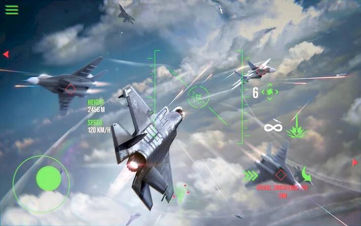 Взломанная Modern Warplanes: ПвП шутер на Андроид - Бесконечные монеты бесплатно