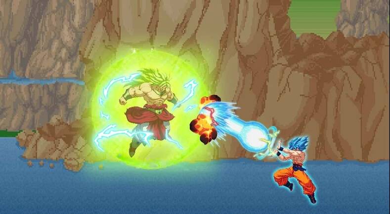 Взломанная DBZ : Super Saiyan Goku Battle на Андроид - Много монет бесплатно