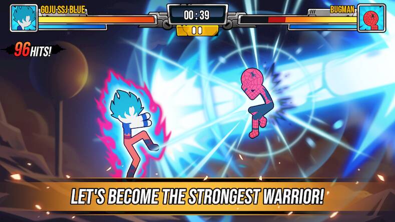 Взломанная Super Stickman Dragon Warriors на Андроид - Разблокированная версия бесплатно