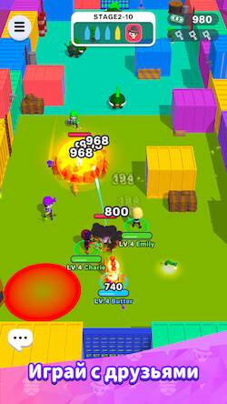Взломанная Smash Party - Hero Action Game на Андроид - Открытые покупки бесплатно