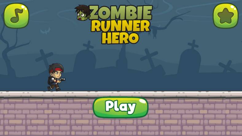 Взломанная Zombie Runner Hero на Андроид - Открытые покупки бесплатно