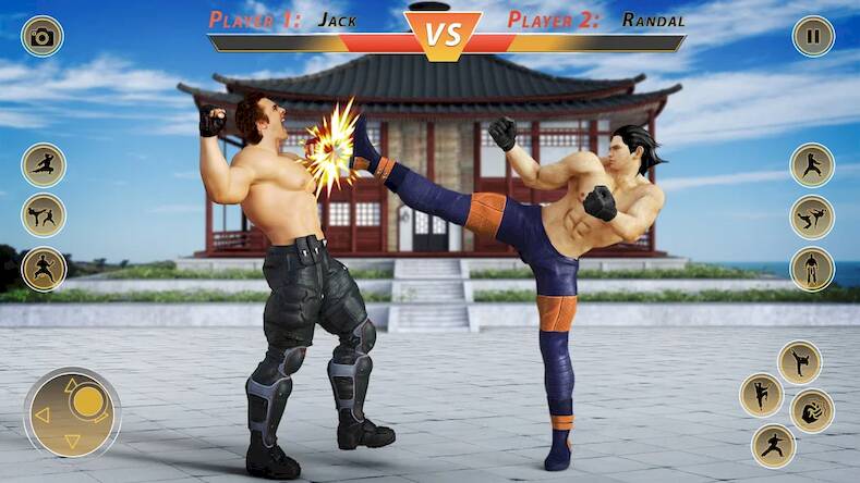 Взломанная Kung Fu Games - Fighting Games на Андроид - Открытые покупки бесплатно
