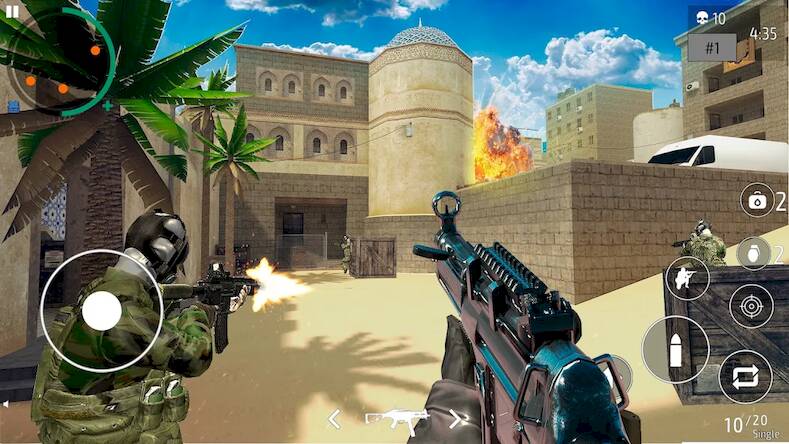 Взломанная Just FPS Shooter оффлайн игра на Андроид - Разблокированная версия бесплатно