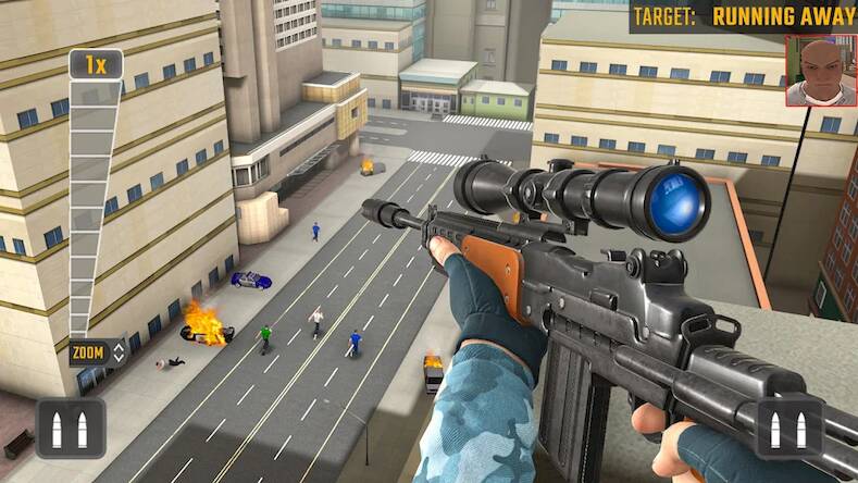 Взломанная Sniper Games 3D - Gun Games на Андроид - Бесконечные монеты бесплатно