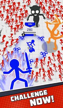 Взломанная Stickman Survival: Mighty Wars на Андроид - Разблокированная версия бесплатно