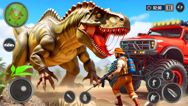  Wild Dino Hunter 3D Gun Games   -   