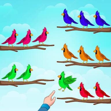  Color Bird Sort Bird Game   -   