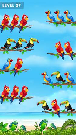  Color Bird Sort Bird Game   -   
