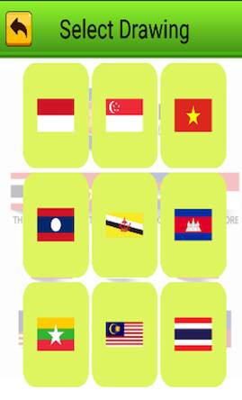  coloring southeast asia flag   -   