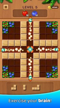  Wood Block -Sudoku Puzzle Game   -   