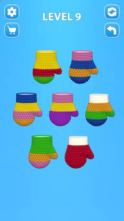  Cozy Knitting: Color Sort Game   -   