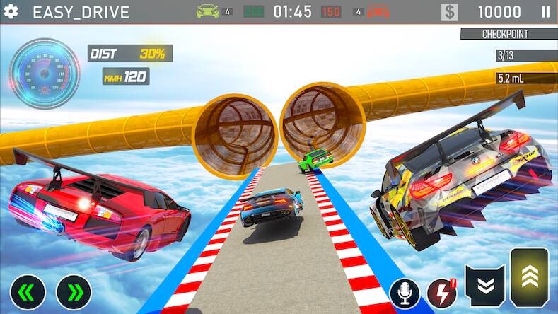  Crazy Car Stunt: Ramp Car Game   -   