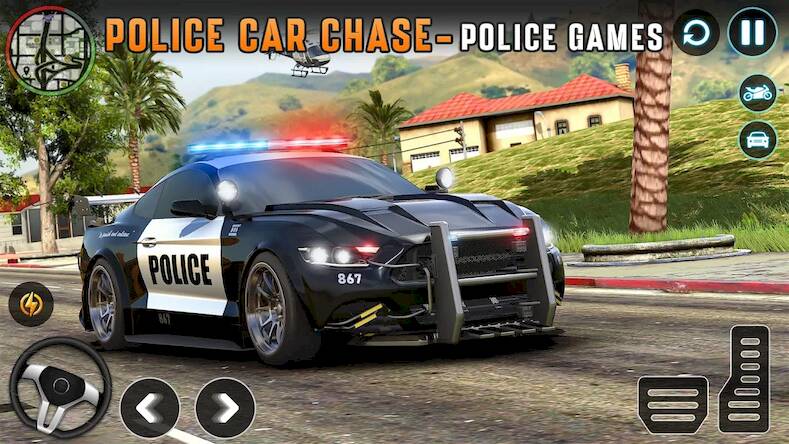  Police Car Chase: Police Games   -   