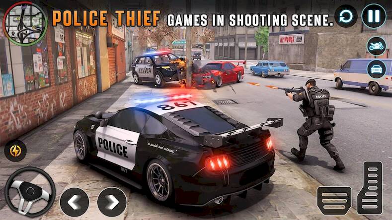  Police Car Chase: Police Games   -   