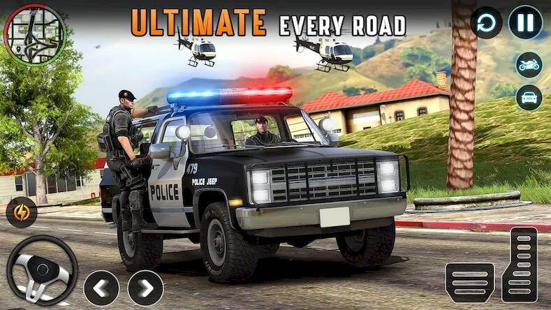  Police Car Chase: Police Games   -   