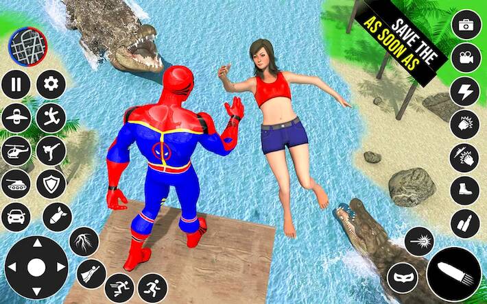  Superhero Rescue: Spider Games   -   