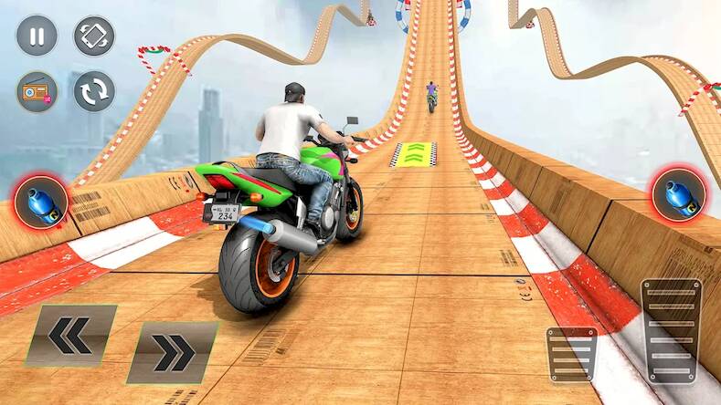  Mega Ramp Stunt Bike Games 3D   -   