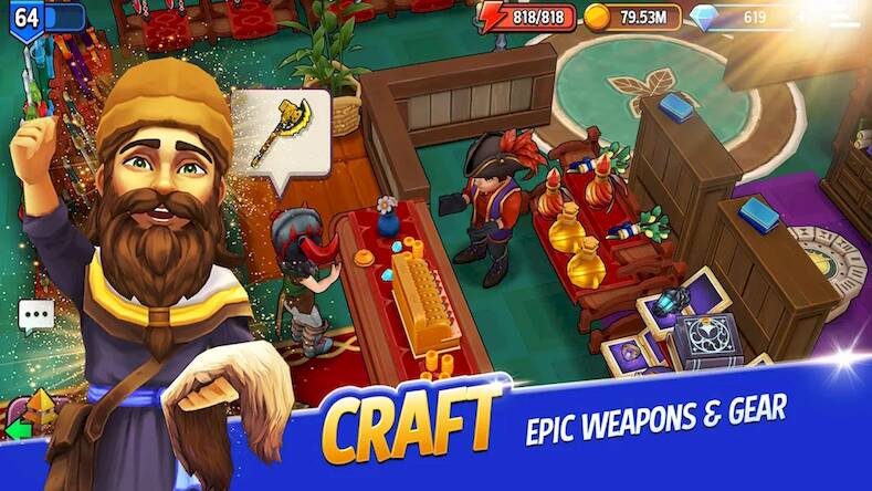  Shop Titans: RPG Idle Tycoon   -   