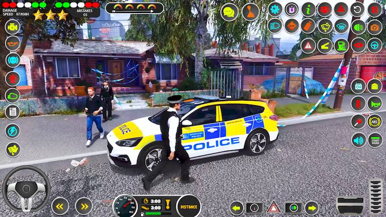  Us Police Car Parking Sim 3D   -   