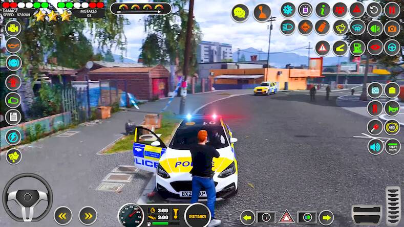  Us Police Car Parking Sim 3D   -   